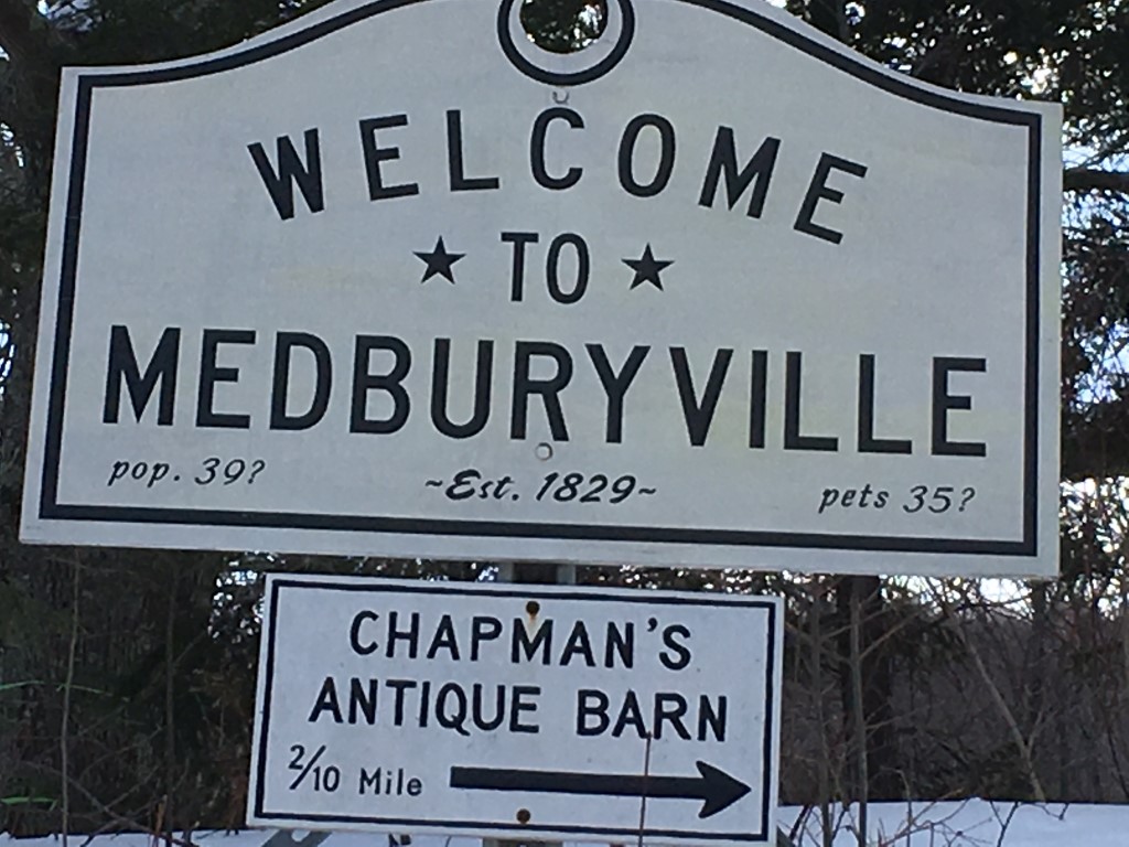 Medburyville Sign